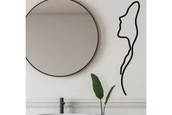 Woman Face Profile Veggdekor