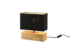 Woody Bordlampe 30 cm Svart/Tre