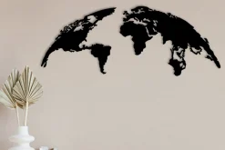 World Map Small 100 cm Veggdekor