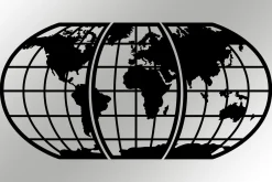 World Map 11 Veggdekor
