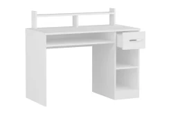 Yemisen Skrivebord 120 cm med Oppbevaringsskuff + Hyller
