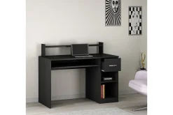 Yemisen Skrivebord 120 cm med Oppbevaringsskuff + Hyller