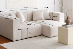 Yolo Hjørnesofa 2-seter
