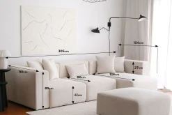 Yolo Hjørnesofa 4-seter