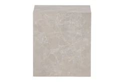 York High Travertin Sidebord 40x40x45 cm