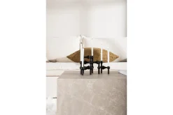 York Travertin Sofabord 80x60x40 cm