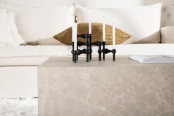 York Travertin Sofabord 80x60x40 cm