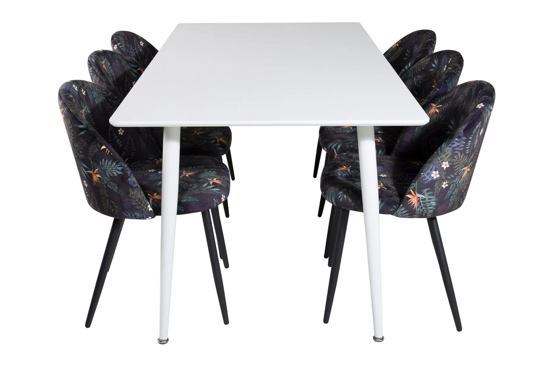 Ypas Spisegruppe 180 cm inkl. 6 Sedavi Stoler