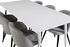 Ypas Spisegruppe 180 cm inkl. 6 Valeri Stoler