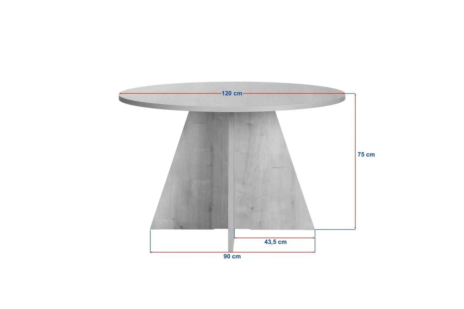 Zalen Spisebord 120 cm