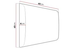 Zaratuz Veggpanel 60x4x60 cm Stoppet