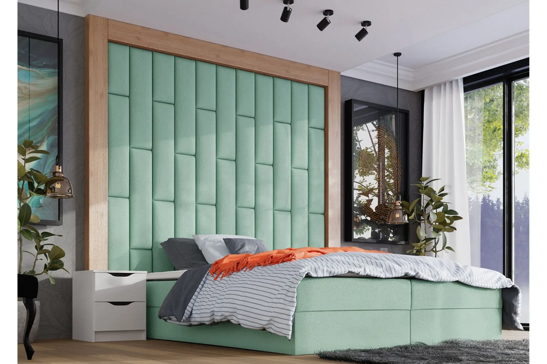 Zaratuz Väggpanel 20x80 cm Light green