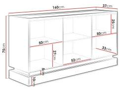 Zelric Skjenk 160x37 cm