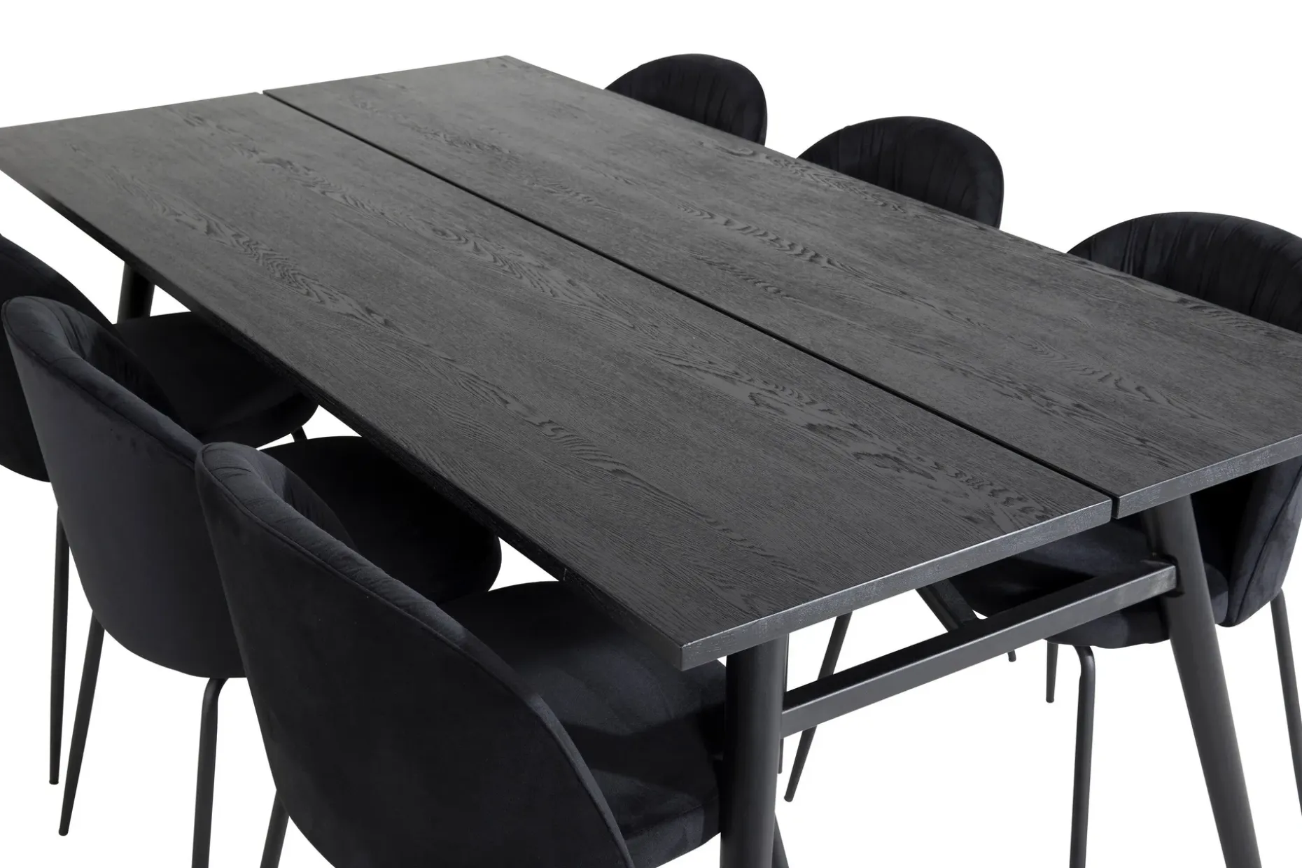 Zenazmi Forlengningsbar Spisegruppe 195 cm inkl. 6 Foyos Sto