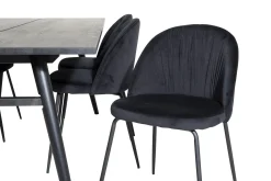 Zenazmi Forlengningsbar Spisegruppe 195 cm inkl. 6 Foyos Sto