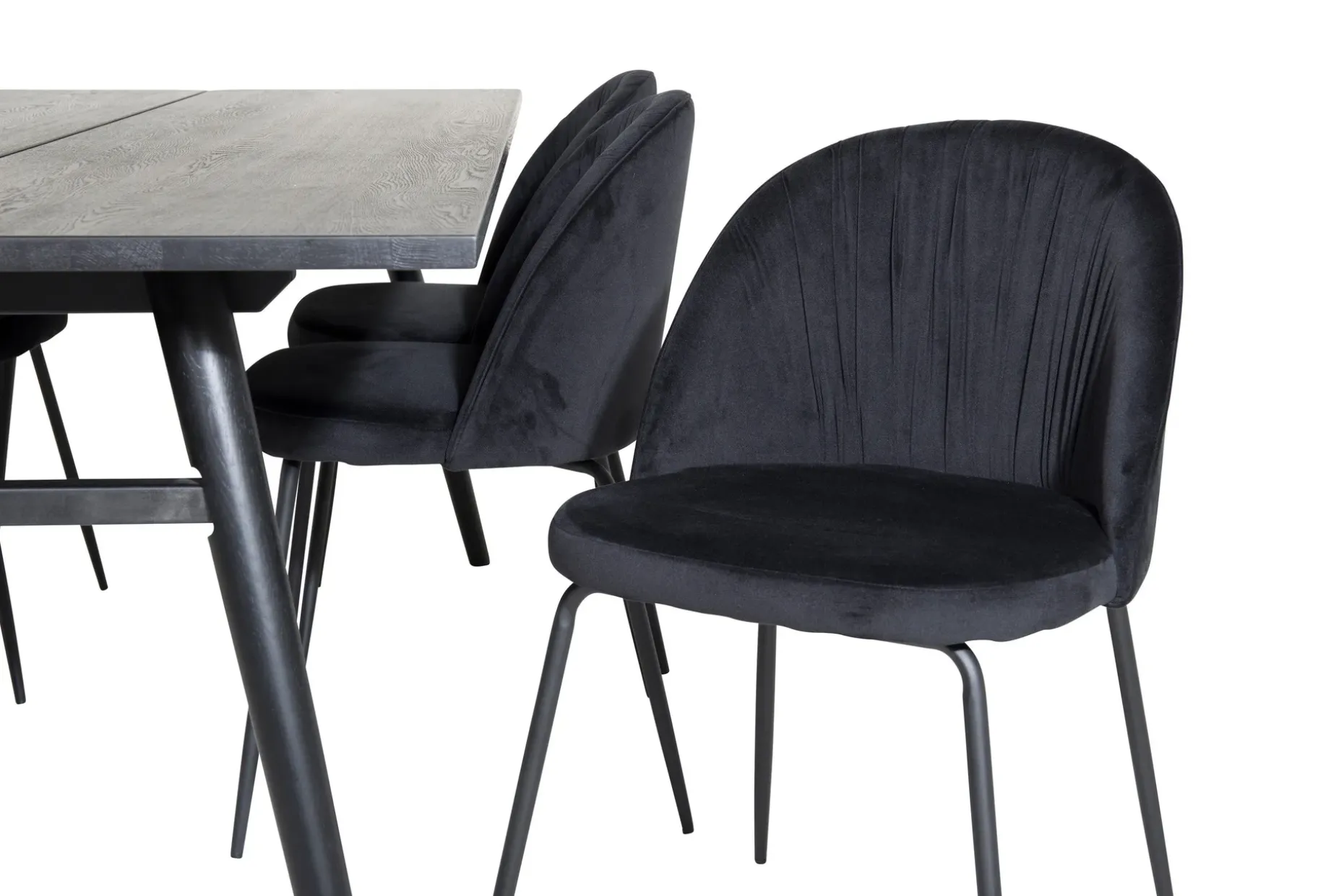 Zenazmi Forlengningsbar Spisegruppe 195 cm inkl. 6 Foyos Sto