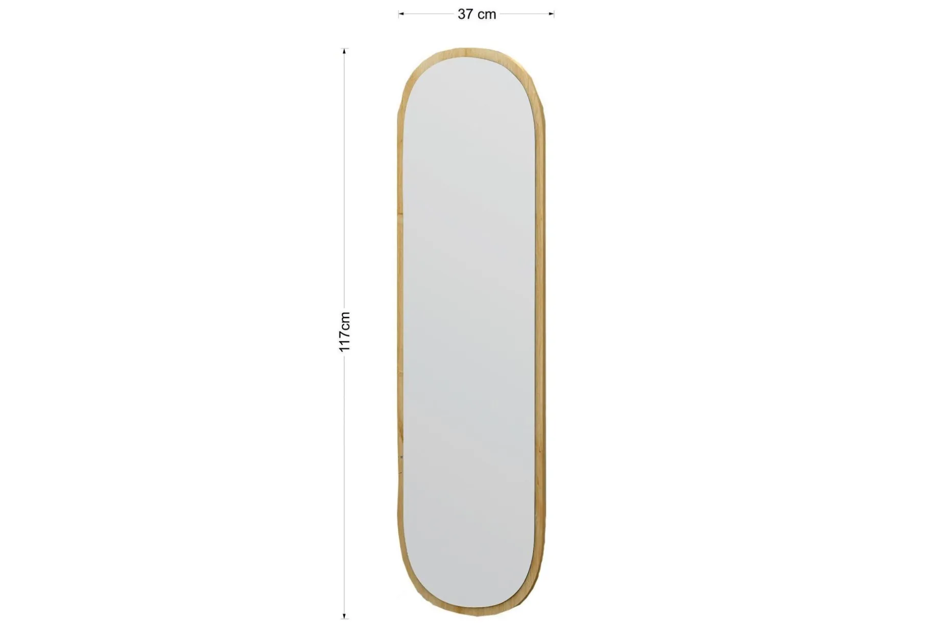 Zeos Speil 40 cm Rektangulær