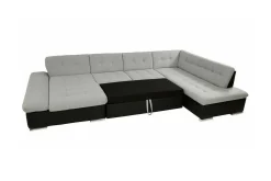 Zumar 4-sits Hörnbäddsoffa Ljusgrå